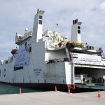 6th UAE aid ship arrives at Al Arish Port with relief for Gaza